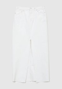 Calliope LUNGA IN DENIM - Gonna lunga - bianco