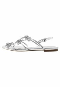 Next FOREVER COMFORT BOW REGULAR WIDE - Sandaalit nilkkaremmillä - silver