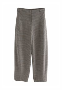 Next CHECK BARREL TAILORED - Püksid - brown