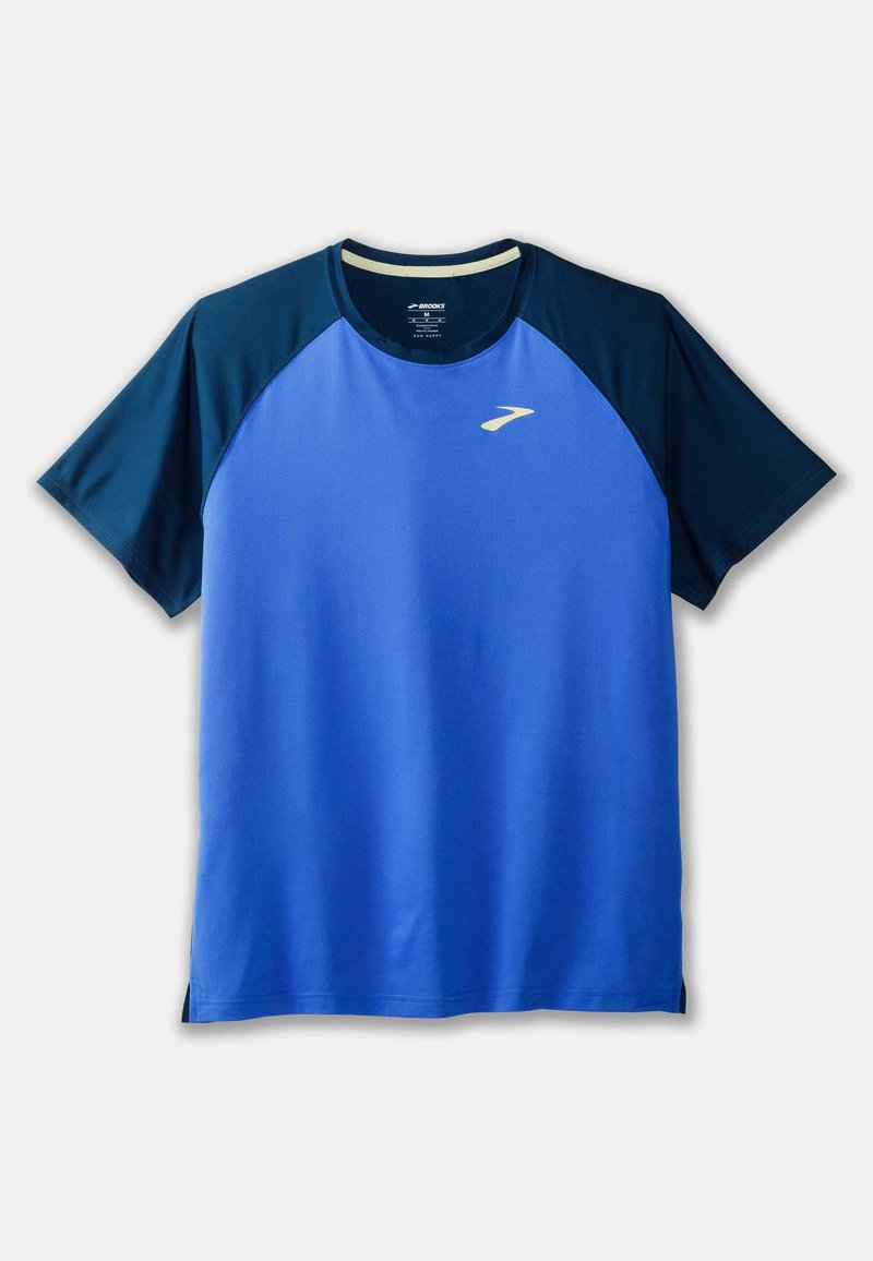 Brooks T-shirt print blauw