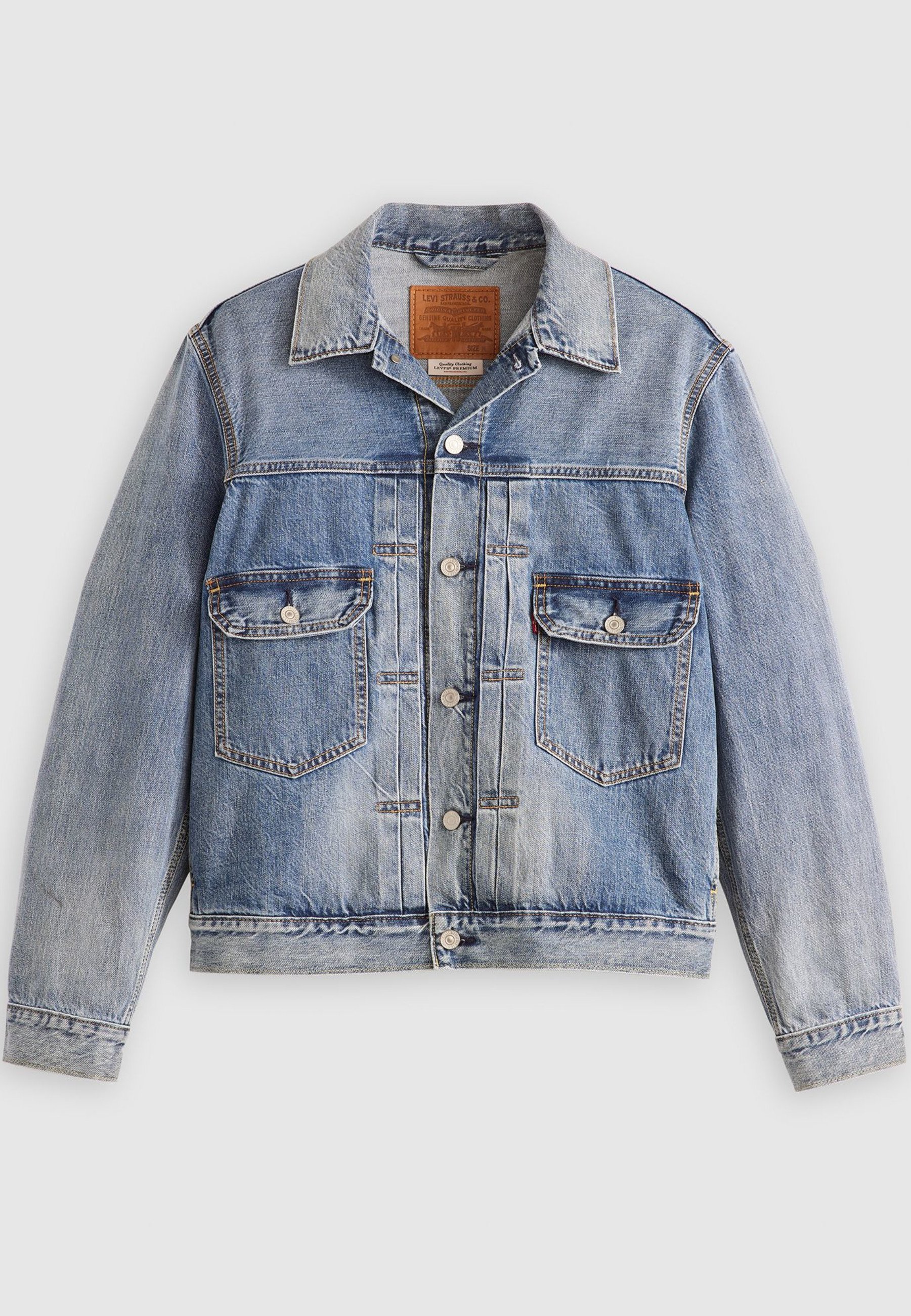 Levi's® TYPE 2 TRUCKER - Denim jacket - blue sky selv/light