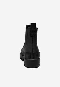 ONLY SHOES Enkellaarsjes met plateauzool - black