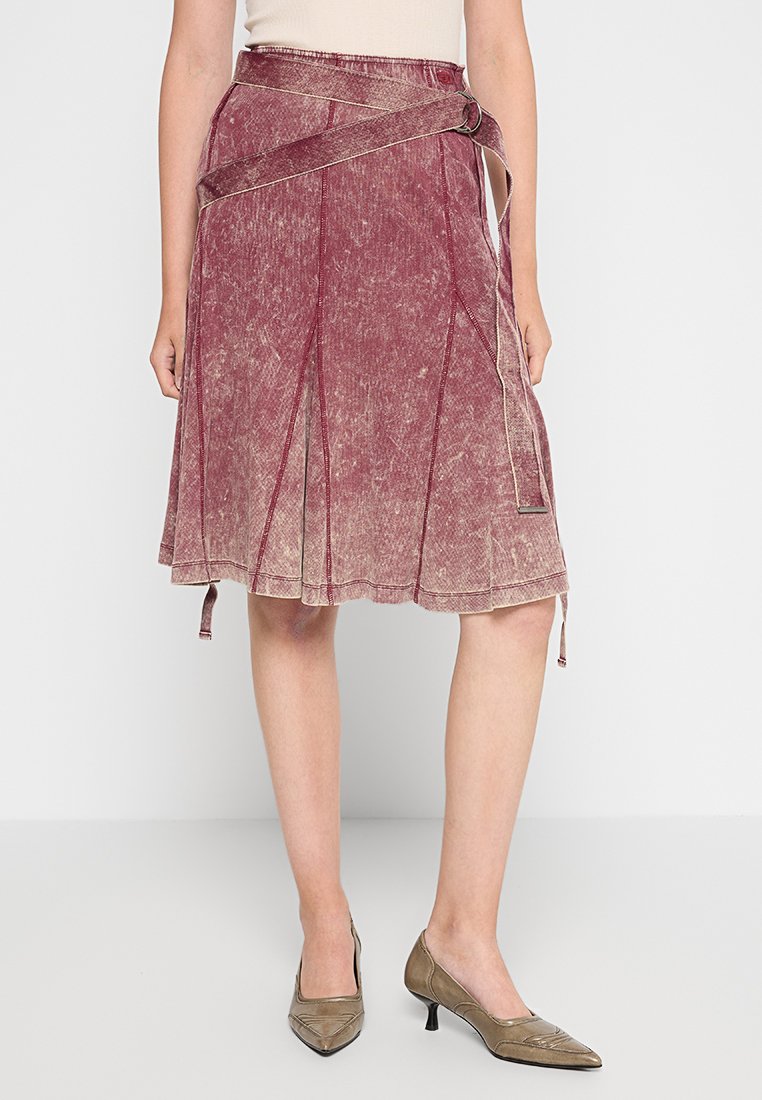 Diesel A-lijn rok (rood)paars Diesel A-lijn rok (rood)paars