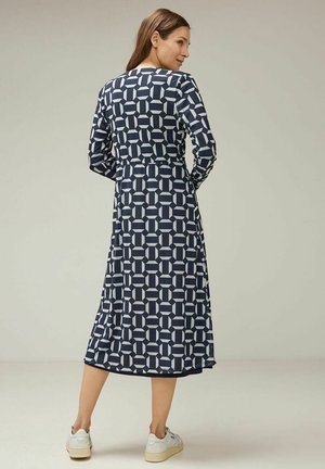 Street One MESH PRINT - Vestito casual - blau