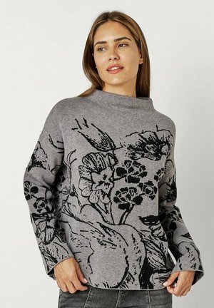 TONI STYLE GITTA - Jumper - grey black
