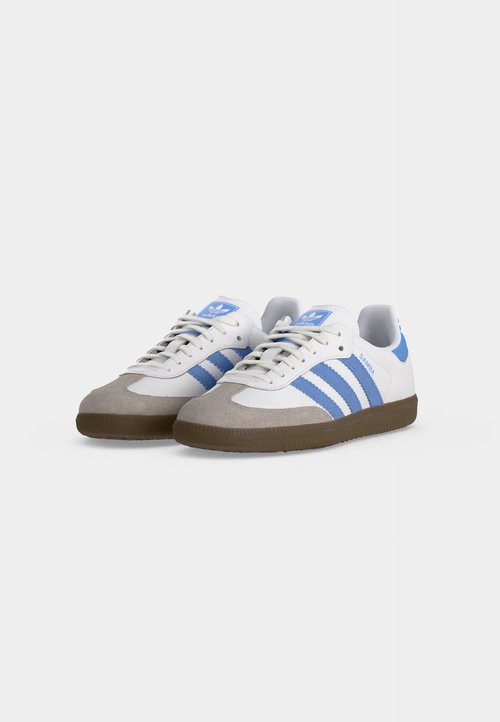 adidas SAMBA OG UNISEX - Trainers - footwear white/blue fusion — foto 3