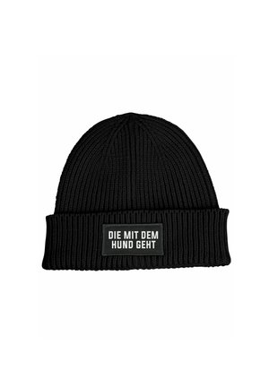 DEM HUND GEHT AUFDRUCK LUSTIG  - Beanie - schwarz