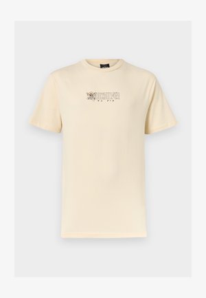 WANTED UNISEX - Nyomott mintás póló - bone white