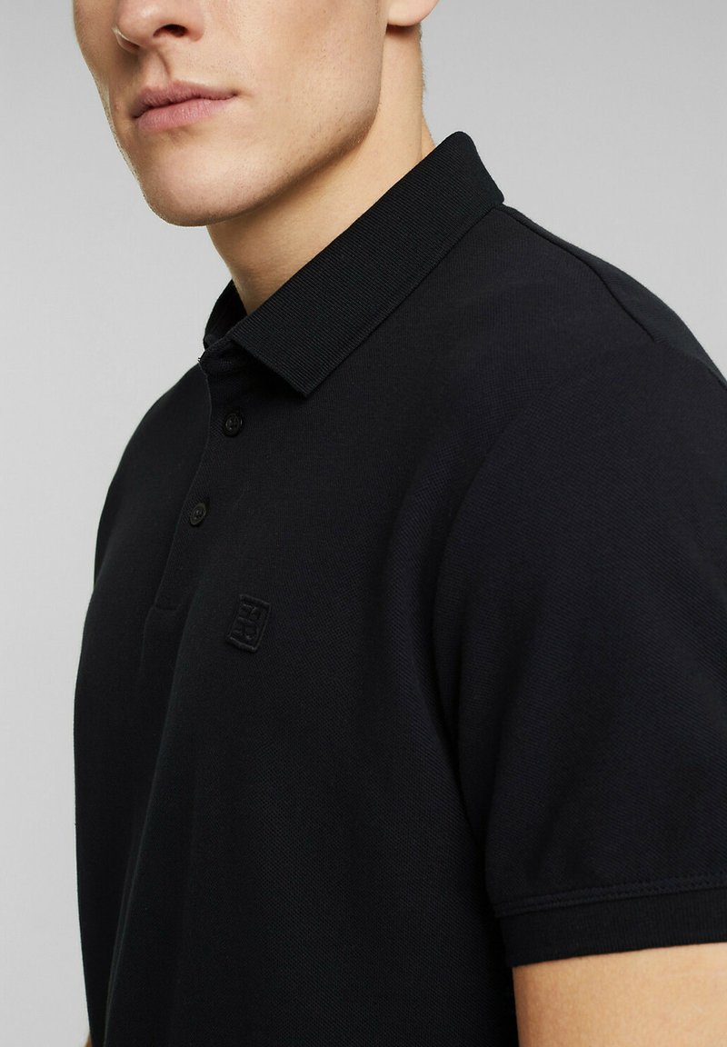 Herren T-Shirts basic | Esprit Poloshirt black/schwarz - RU75706 Herren T-Shirts basic | Esprit Poloshirt black/schwarz - RU75706