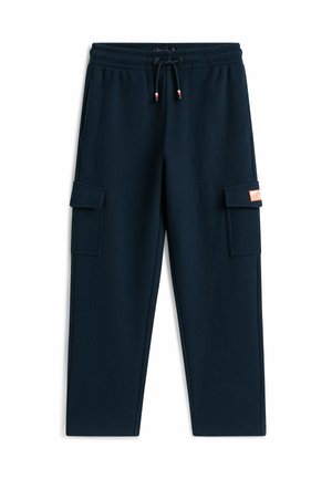 ESSENTIAL WAFFLE JOGGERS - Pantalon cargo - dark night navy