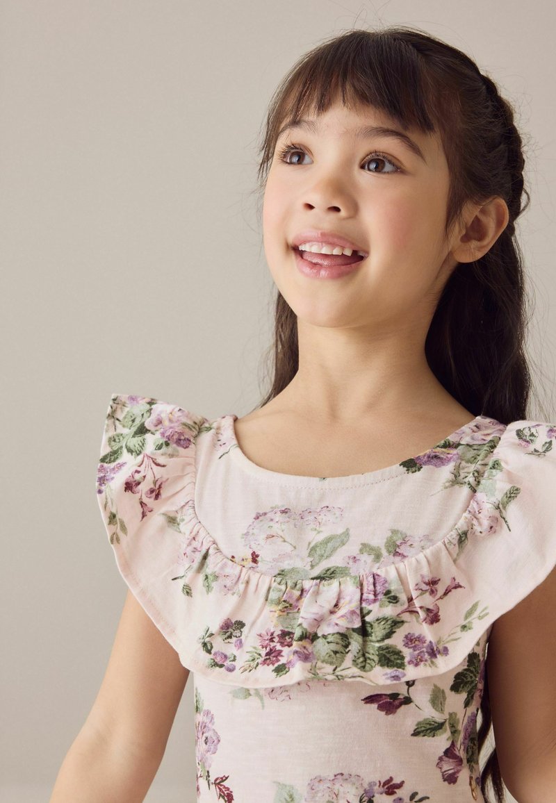 laura ashley jersey dress Buy Laura Ashley Black Broderie Frill Sleeve 100% Cotton Jersey Dress from the Next UK online shop