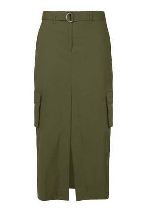 Gonna a tubino - army green