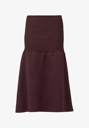 Leem, YOKE DETAIL FIT AND FLARE SKIRT - A-lijn rok - purple