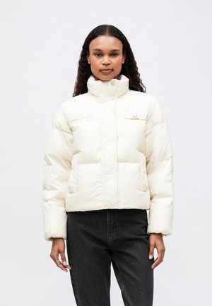 HERITAGE CROPPED PUFFER - Pūkinė striukė - cream