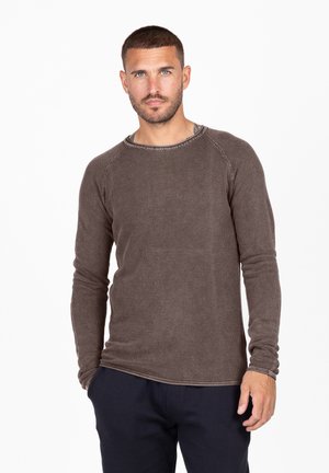MST THOMAS ROUND NECK - Trui - mud brown