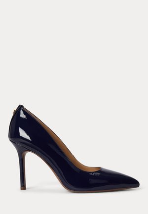 Lauren Ralph Lauren, LINDELLA II CRINKLE PATENT LEATHER PUMP - Avokkaat - refined navy