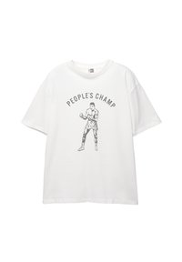 MUHAMMAD ALI GRAPHIC - T-shirt imprimé - white
