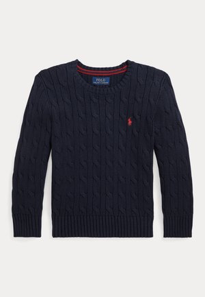 Polo Ralph Lauren CABLE-KNIT COTTON SWEATER 2-14YO - Pullover - navy