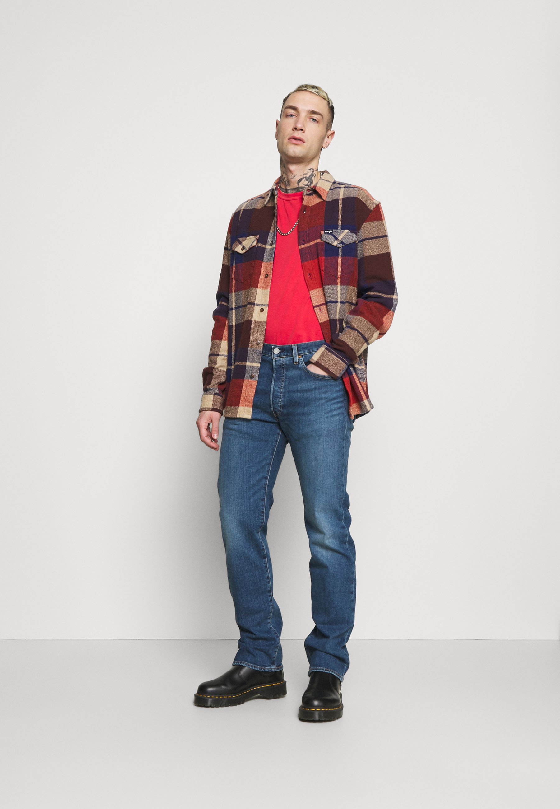 Levi's® 501® LEVI'S® ORIGINAL FIT UNISEX - Jeans a sigaretta - med  indigo/blu scuro - Zalando.it