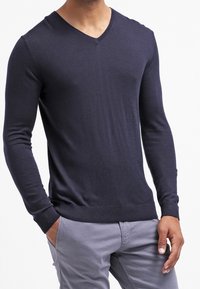 United Colors of Benetton Stickad tröja - dark blue