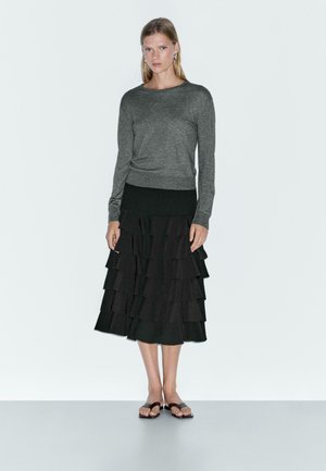 RUFFLED  - A-Linien-Rock - black