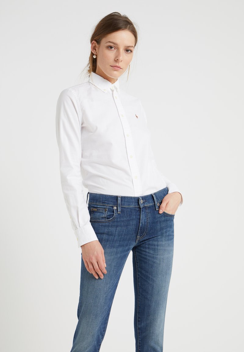 Polo Ralph Lauren - CLASSIC FIT OXFORD SHIRT - Paitapusero - white, Suurenna