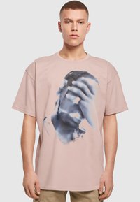 Upscale by Mister Tee 4 AM OVERSIZE TEE - T-shirt imprimé - pink
