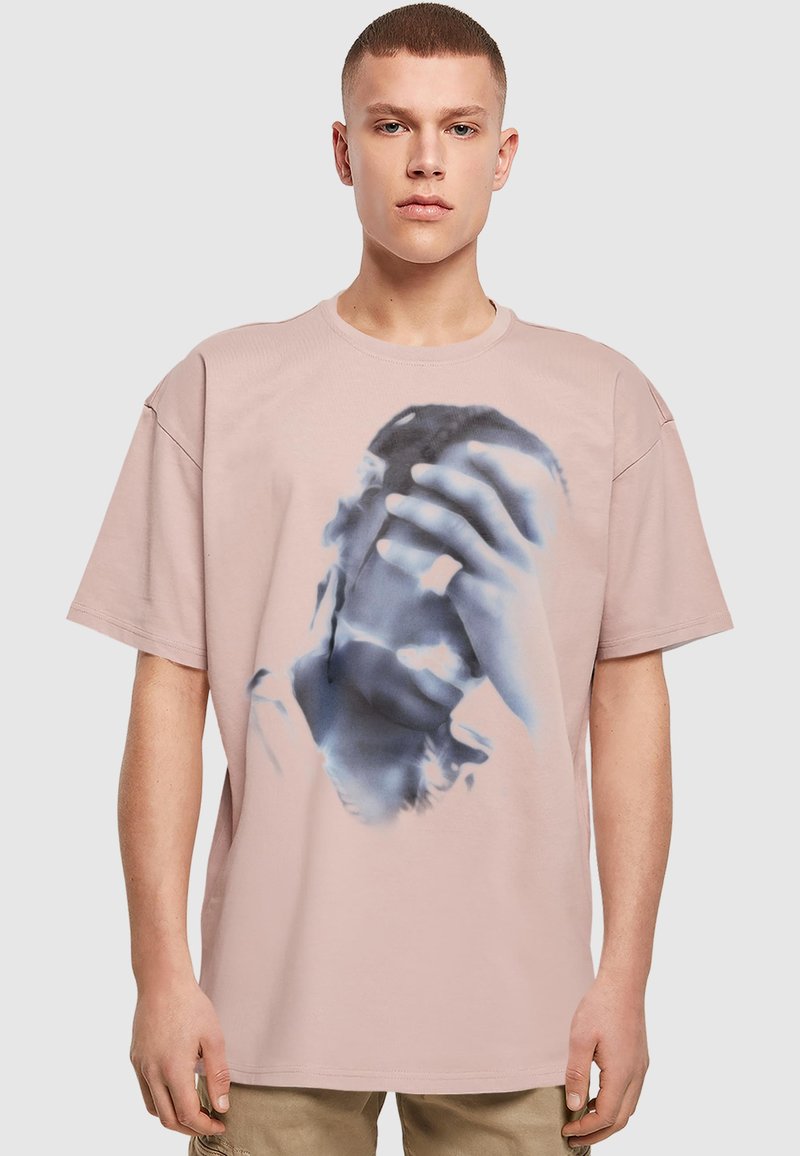 Upscale by Mister Tee 4 AM OVERSIZE TEE - T-shirt imprimé - pink