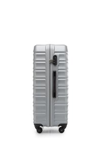 WITTCHEN LARGE SUITCASE WITH LUGGAGE TAG FROM ABS - Wheeled suitcase - grey