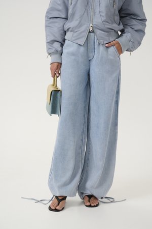 FELINA - Wide Leg - light blue washed