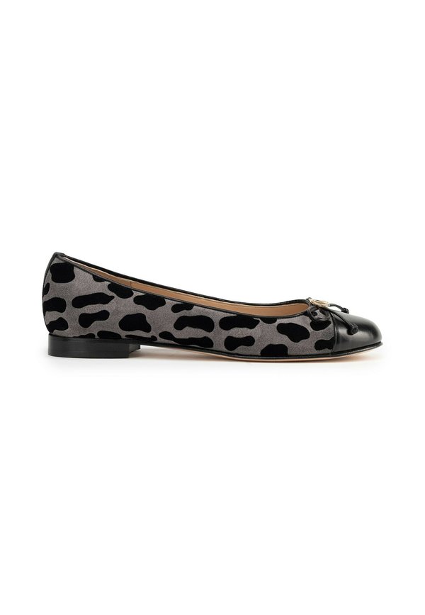 LEOPARD PRINT FLATS - Klassischer Ballerina - gray