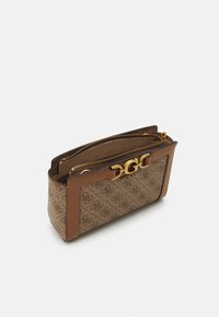 Guess DAGAN MINI XBODY TOP ZIP - Torba preko tijela - latte