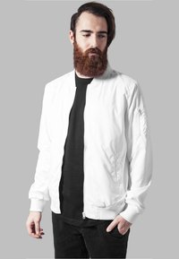 Urban Classics LIGHT BOMBER JACKET - Bombera - white