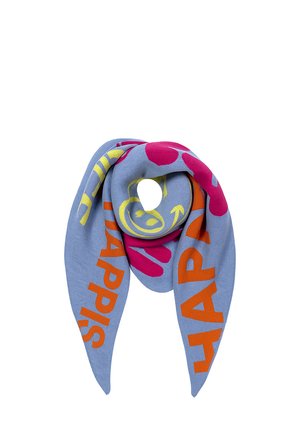 TRENDIGER MIT POSITIVEM SCHRIFTZUG - Scarf - blau