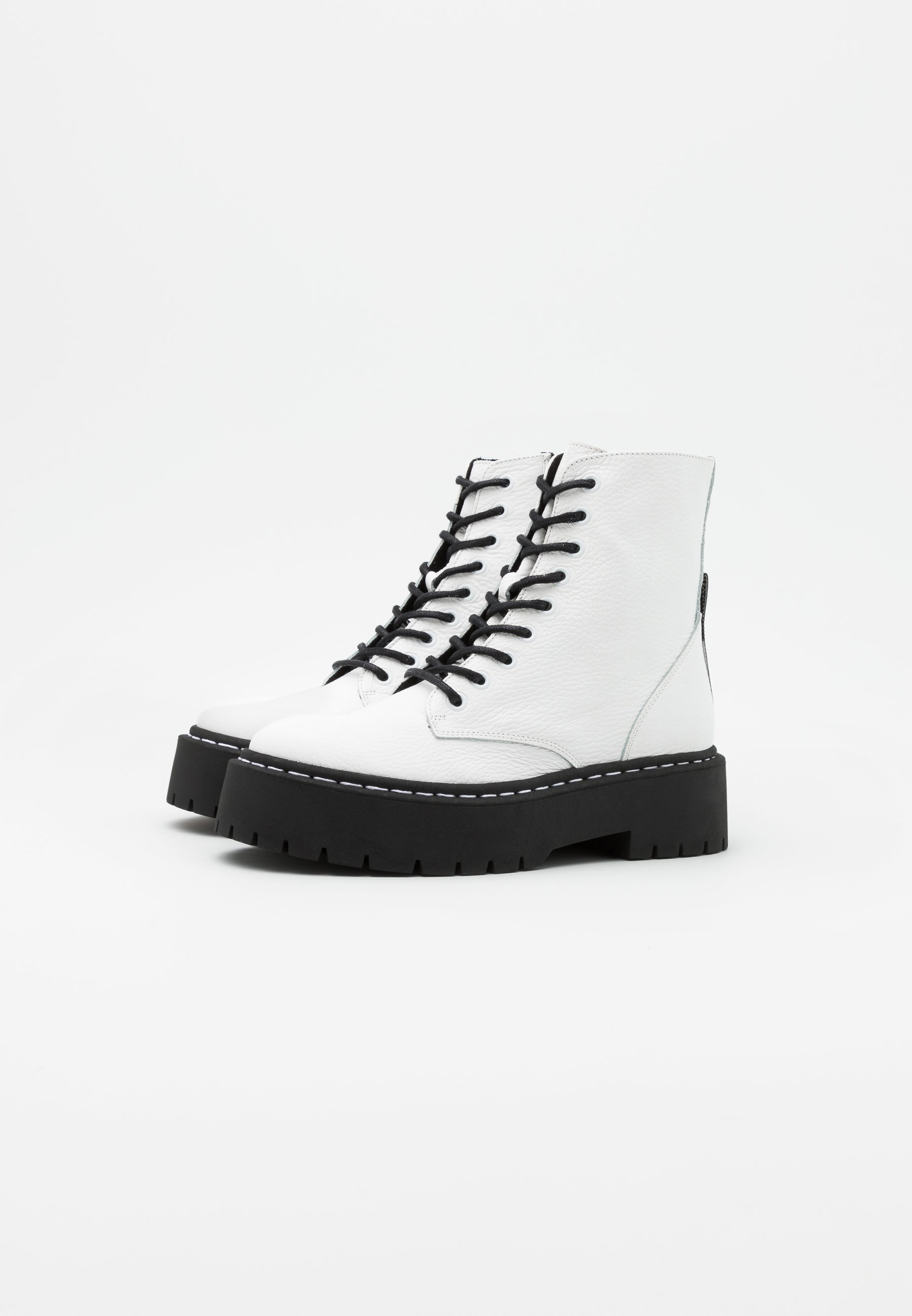 white black boots
