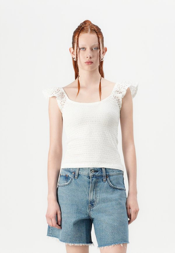 ONLGWEN LIFE SMOCK - Top - cloud dancer