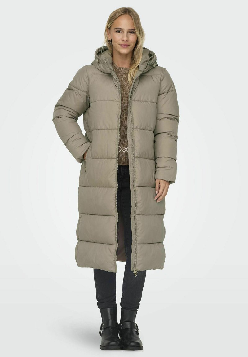 ONLY MONTANA LIFE PUFFER NOOS OTW - Abrigo de invierno - silver mink