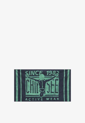 Chiemsee, HANDTUCH MIT JACQUARD LOGO ARTWORK UNISEX - Beach towel - total eclipse