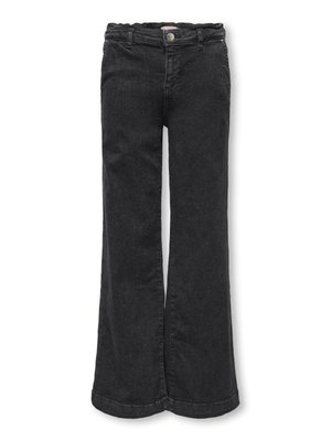 WIDE   - Kavbojke na trapez - black denim