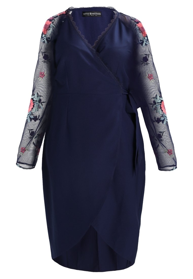 Little Mistress Curvy Cocktail dress / Party dress - dark blue -  (Pre-owned) - Zalando.ie