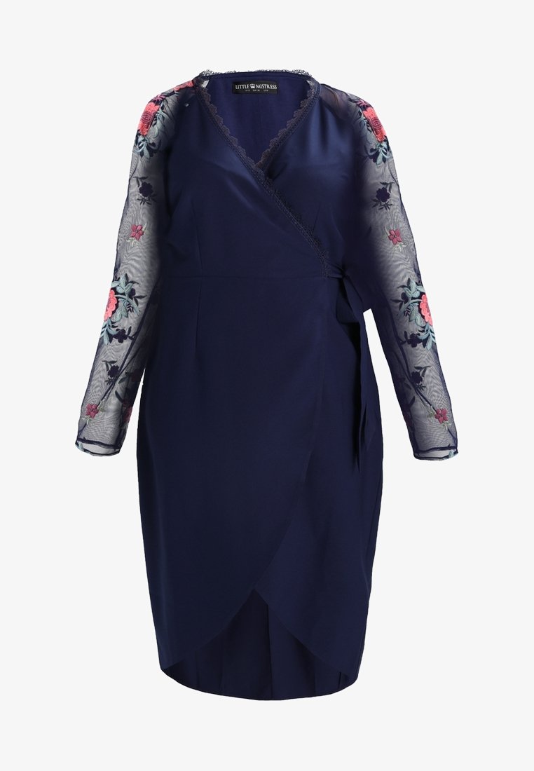 Little Mistress Curvy Cocktail dress / Party dress - dark blue - (Pre-owned) - Zalando.ie Little Mistress Curvy Cocktail dress / Party dress - dark blue - (Pre-owned) - Zalando.ie