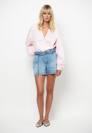 ORIT CHECK PATTERNED BALLOON  - Blouse - pink