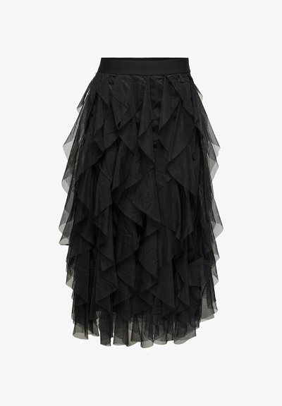ONLSKY SKIRT - Jupe trapèze - black