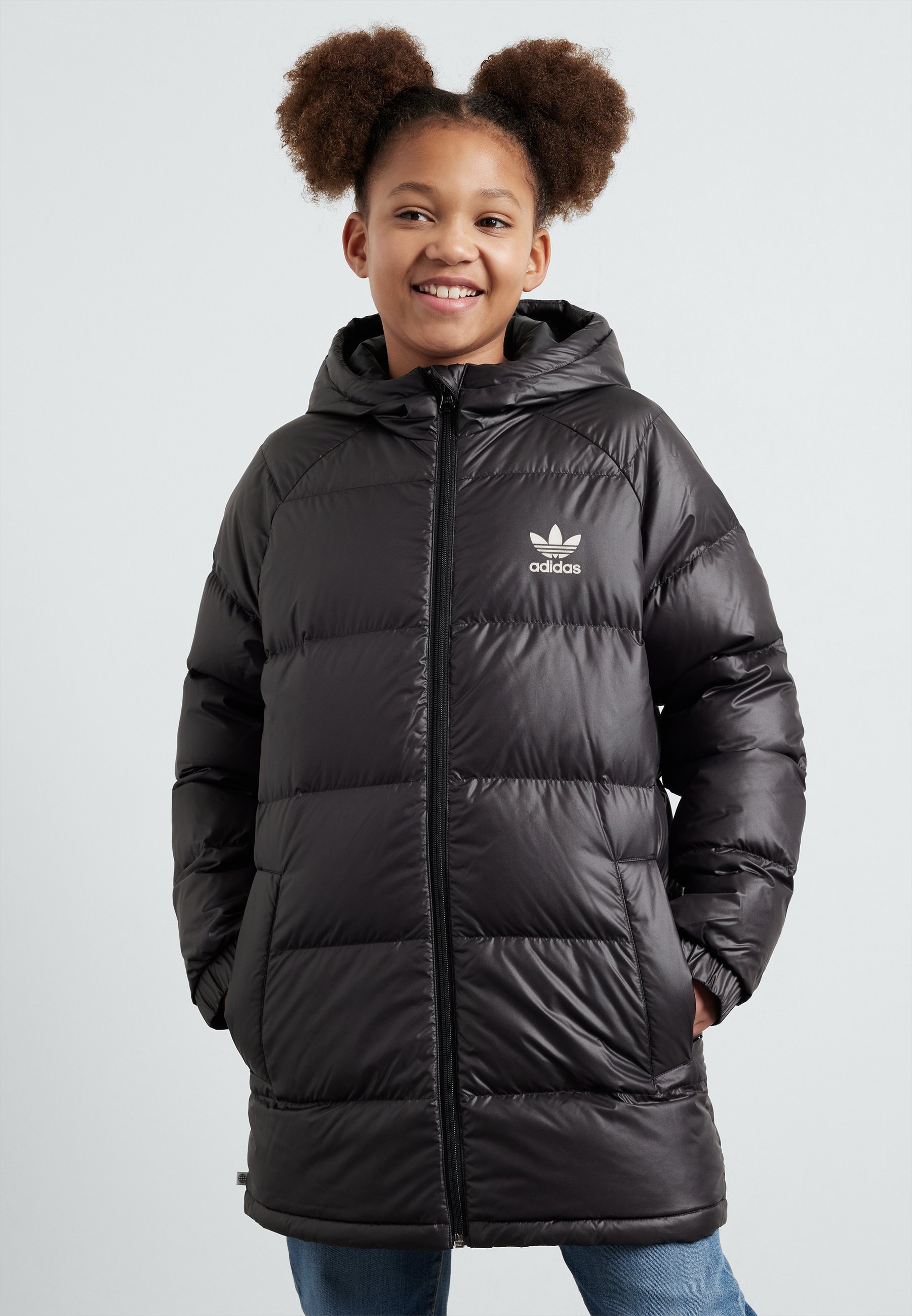 adidas originals junior trefoil padded jacket black