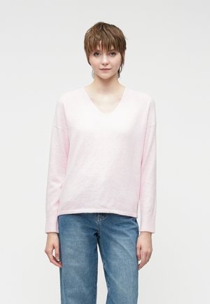 ONLRICA LIFE V NECK - Strikkegenser - pink