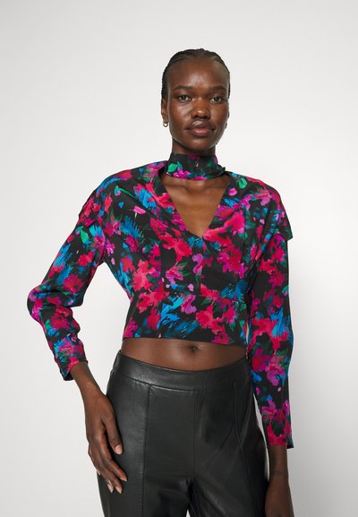 Iro MARTINA - T-shirt à manches longues - black multico