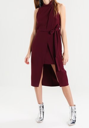 Freizeitkleid - dark red