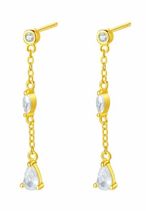 Hey Happiness DANGLING TEARDROP - Ohrringe - goldfarben