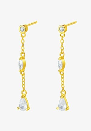Hey Happiness, DANGLING TEARDROP - Earrings - goldfarben
