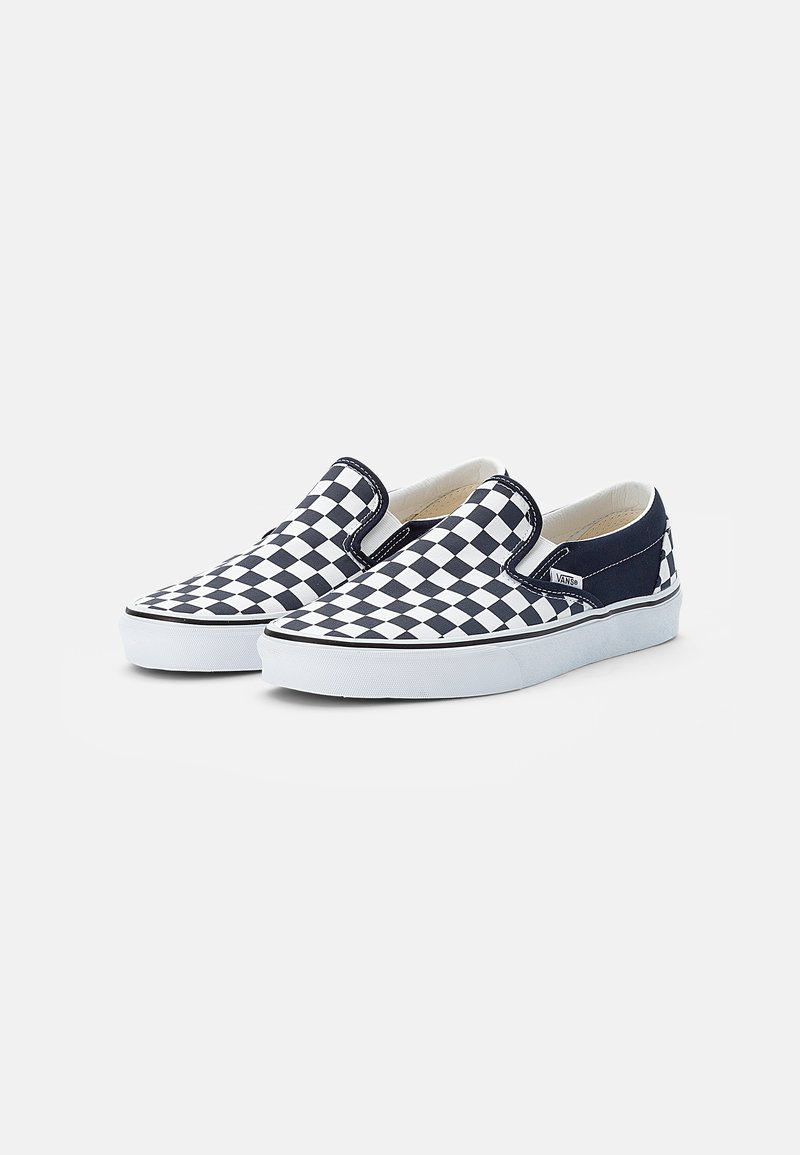 vans a carreaux bleu